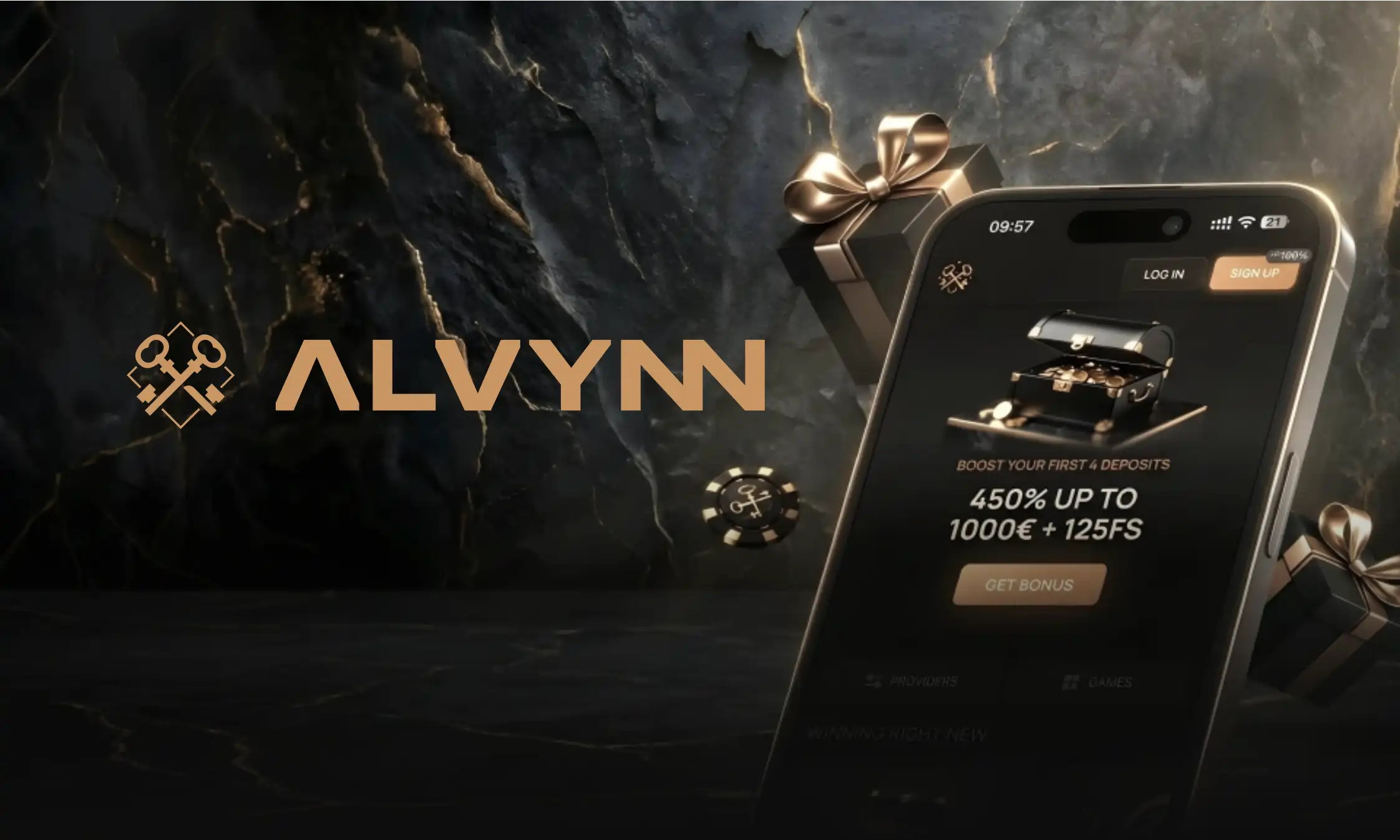 Alvynn Casino App Screenshot